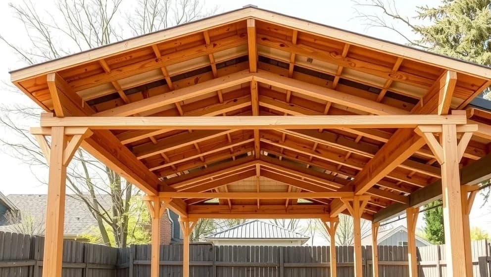 Tak till paviljong växa och bli större